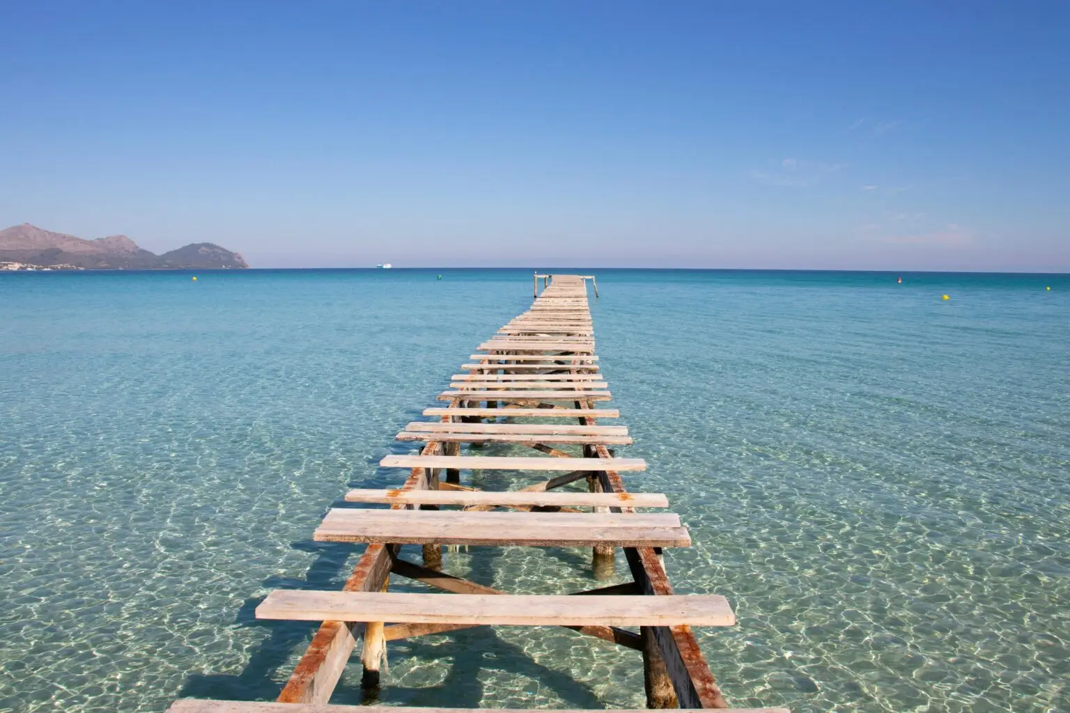 Alcudia Bay, Mallorca. Pont dels anglesos.
