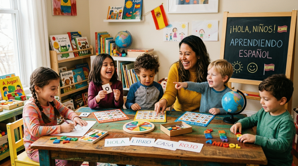 enseñar español a niños
